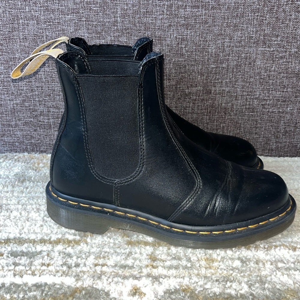 Dr. Marten’s Vegan 2976 Chelsea Boots, Black, Size 8